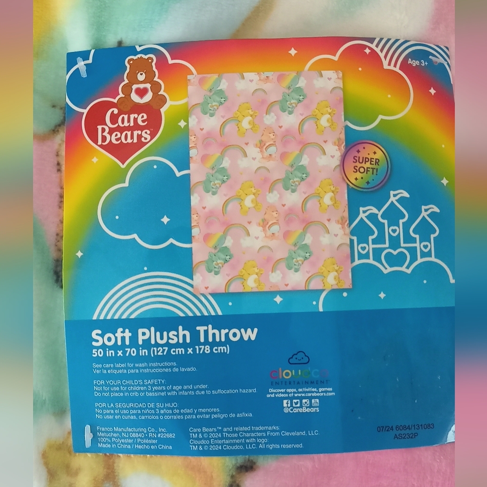 care bears blanket